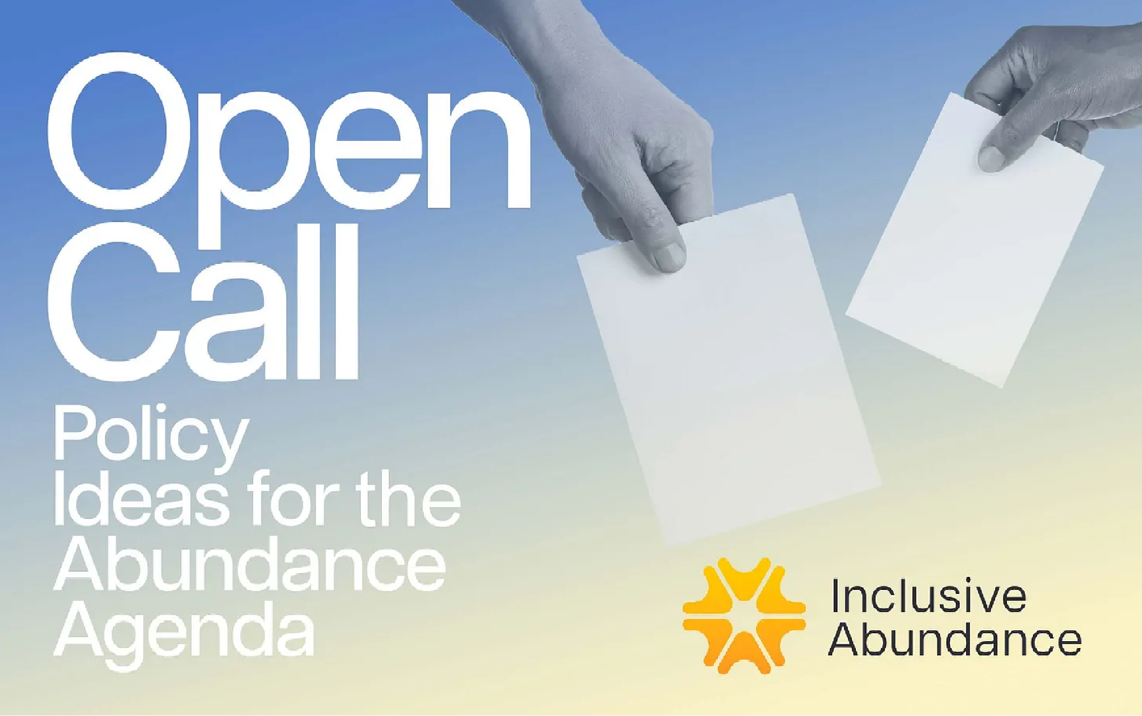 The Abundant Future: Announcing The Abundance Agenda